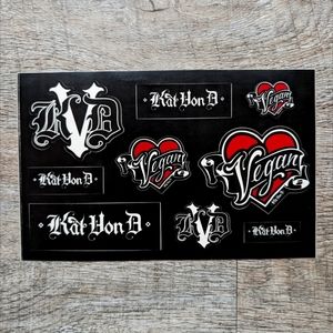 Kat Von D Vegan Sticker Sheet Brand New Unused